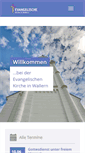 Mobile Screenshot of evang-wallern.at